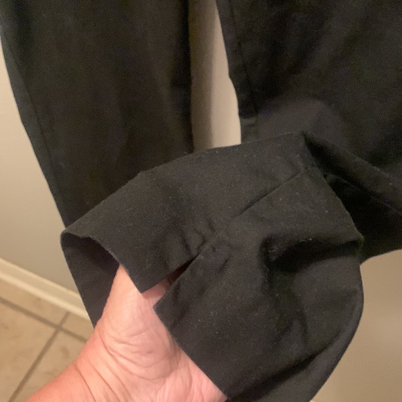 Talbots Black Stretch Pants Ankle Straight Leg Trousers Women’s Sz 10 - Picture 4 of 6